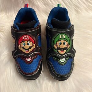 Nintendo Kids Sneakers - Blue, Black, Red, and Green